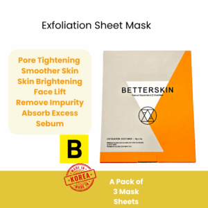 BETTERSKIN EXFOLIATION SHEET MASK
