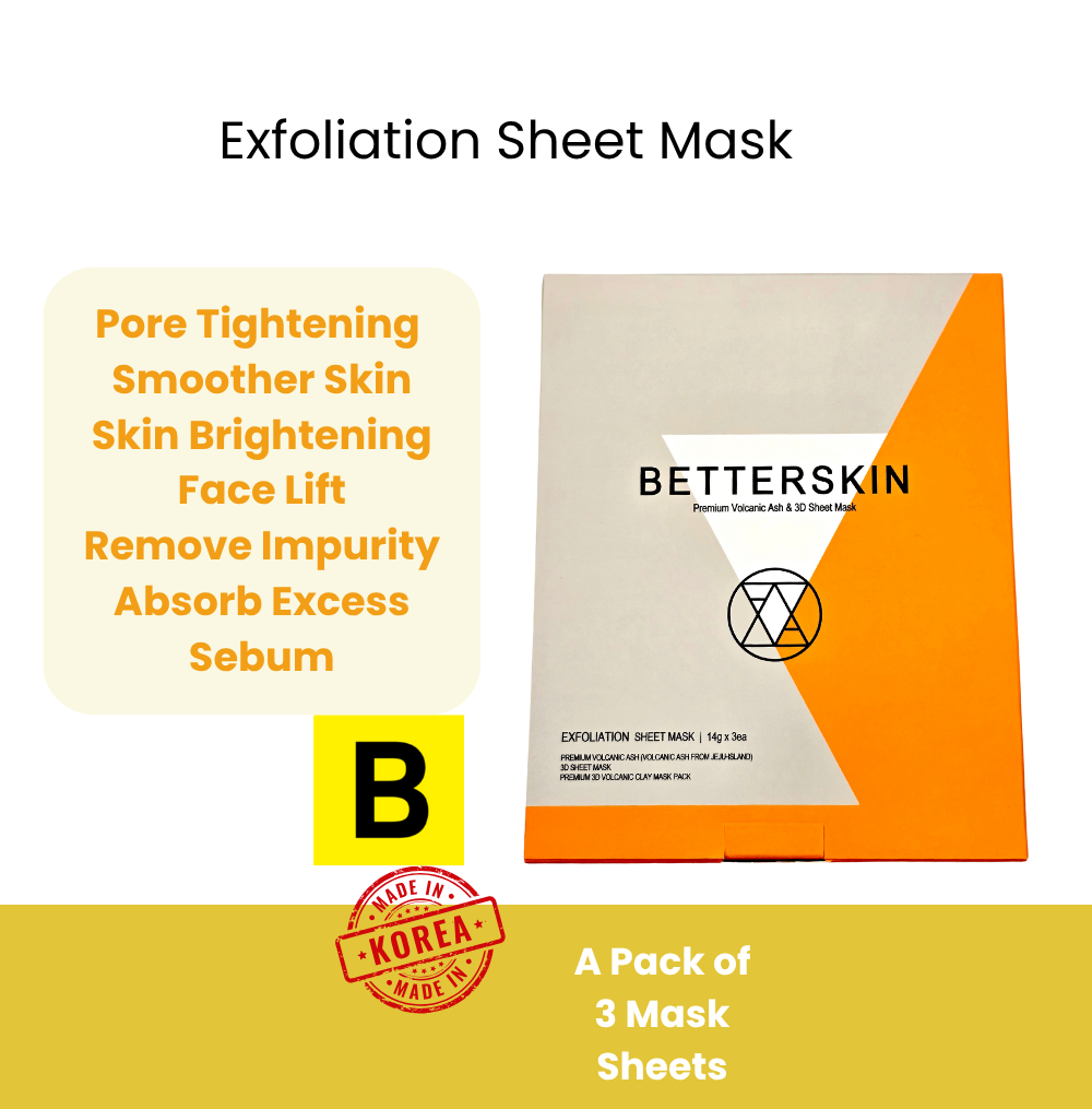 BETTERSKIN EXFOLIATION SHEET MASK